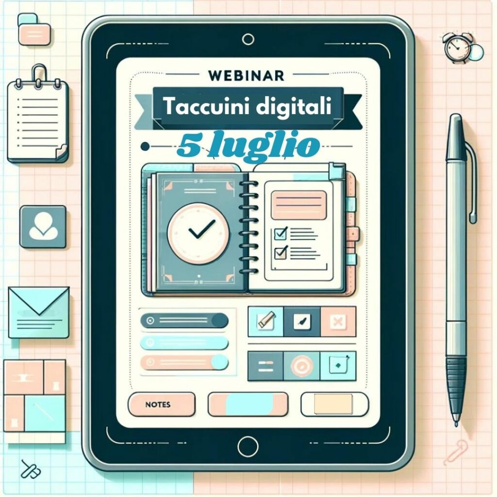 5 luglio 2024 – Taccuini digitali
