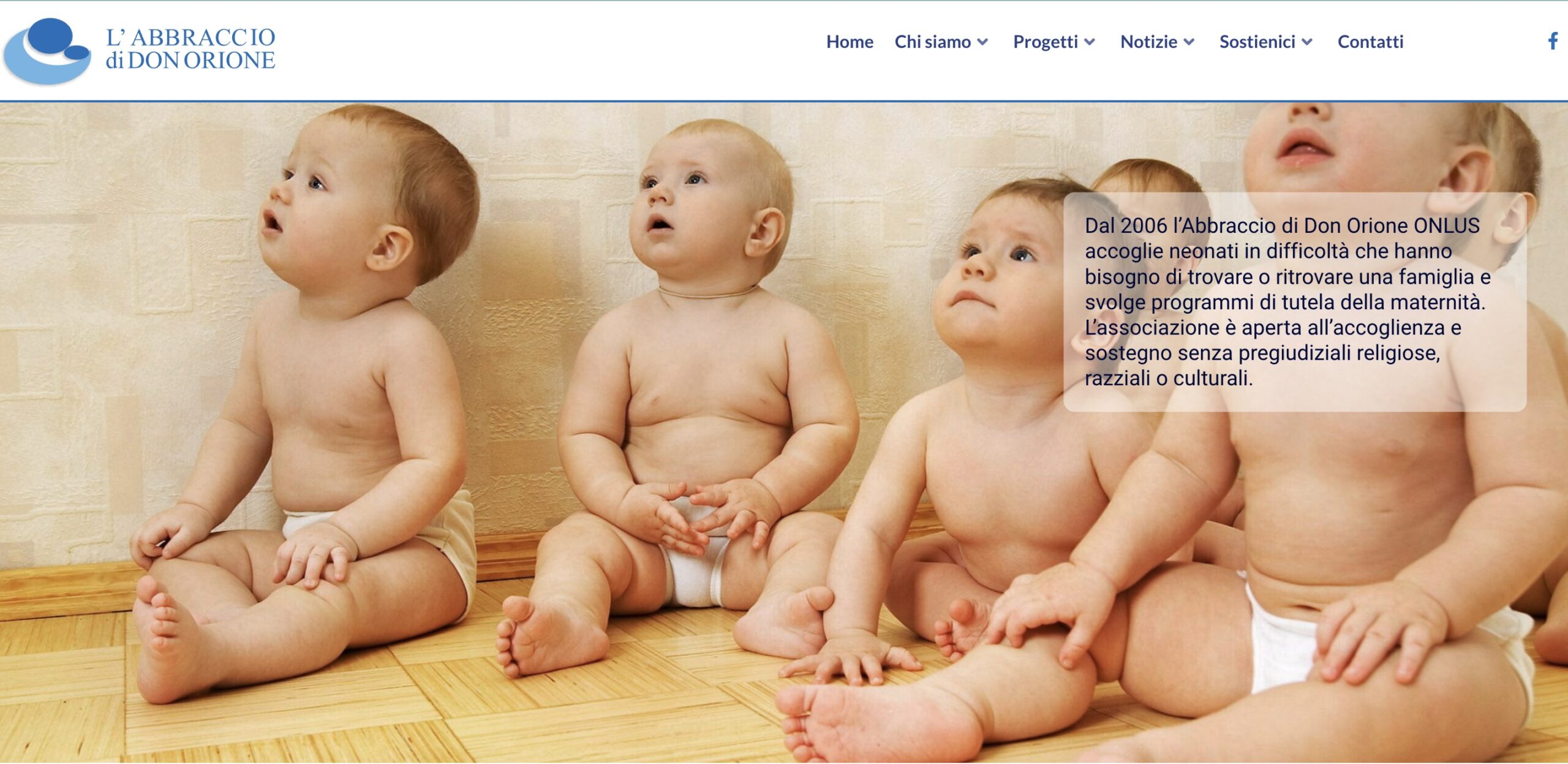 Labraccio di DON ORIONE